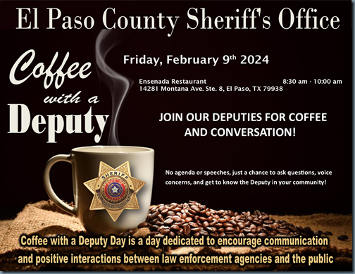 COFFEE WITH A DEPUTY 02 09 2023