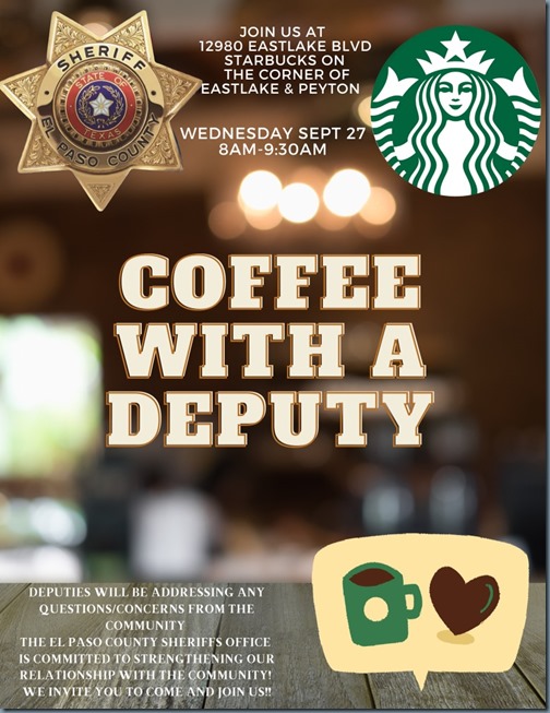 Coffee with a deputy - 1