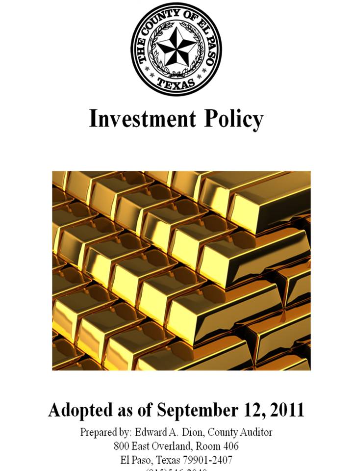 Investment Policy 2011
