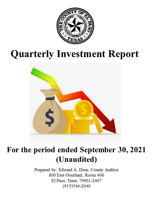 Cover Investment Quarterly Report 04-2021