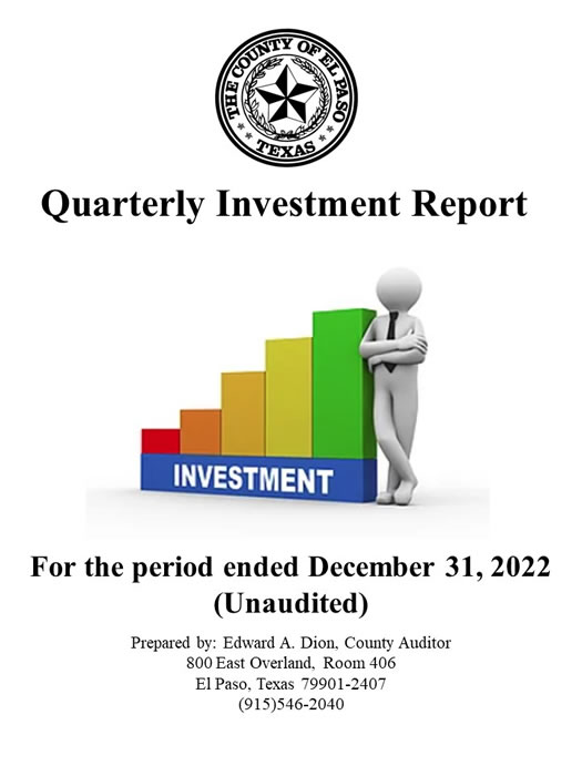 Cover Investment Quarterly Report 01-2023