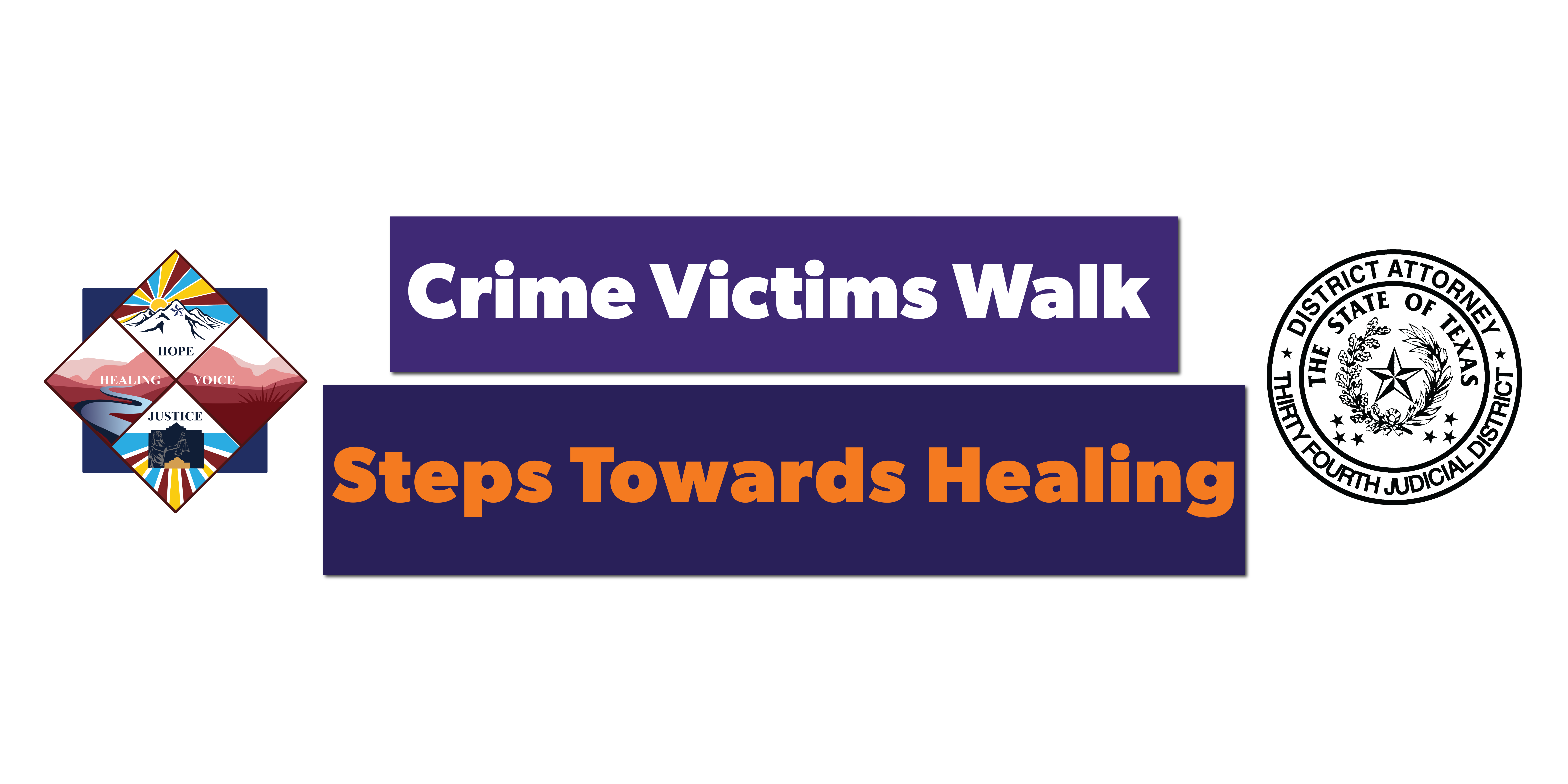 Annual Crime Victims Walk Banner