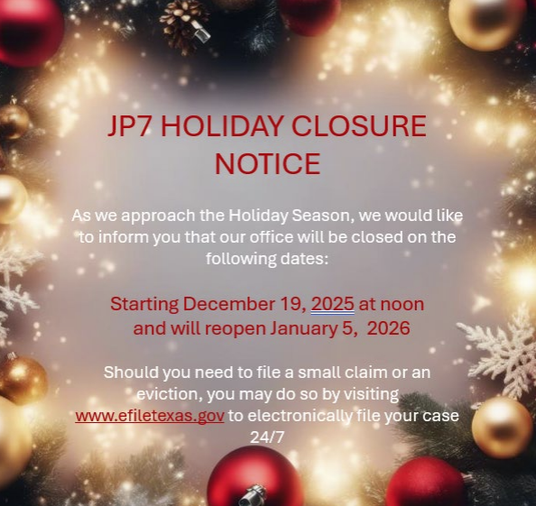Holiday Closure