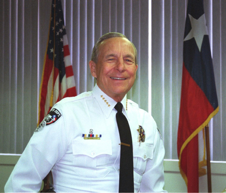 Sheriff on desk